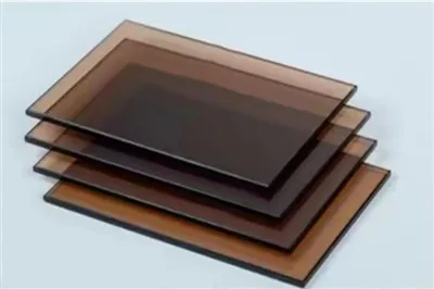 شیشه فلوت برنز طلایی